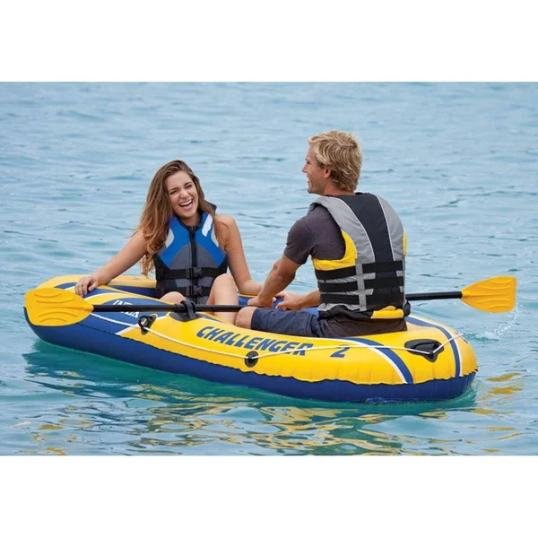 Intex Challenger 2 Inflatable Boat Set with Pump and Oars - 68367EP