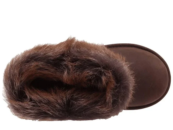 Ugg Kids Ellee Leather Boots Chocolate, Kids Unisex, Size: 2, Brown