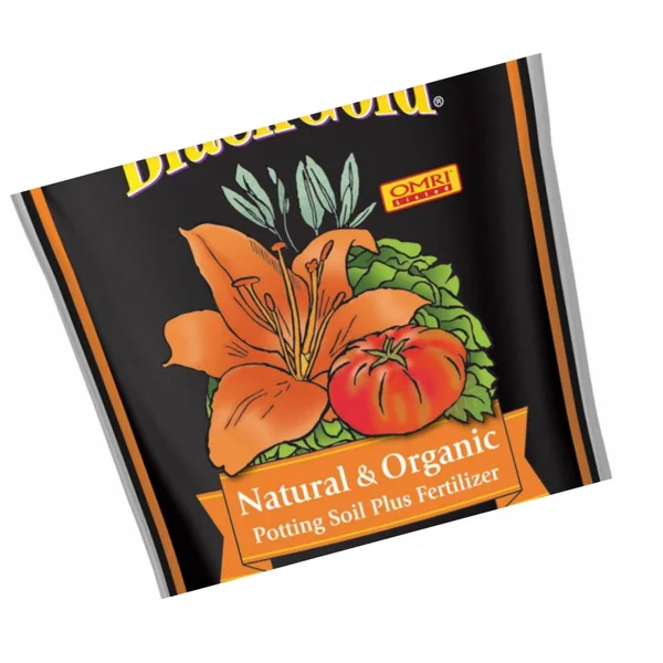 SunGro SUGRBG2 Black Gold Natural & Organic Potting Soil Bag Plus Fertilizer, 2 Cubic Feet (10 Pack)