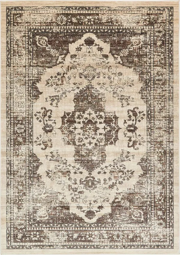 Unique Loom Norrebro Oslo Area Rug - 8& x 11& 4 (Beige)