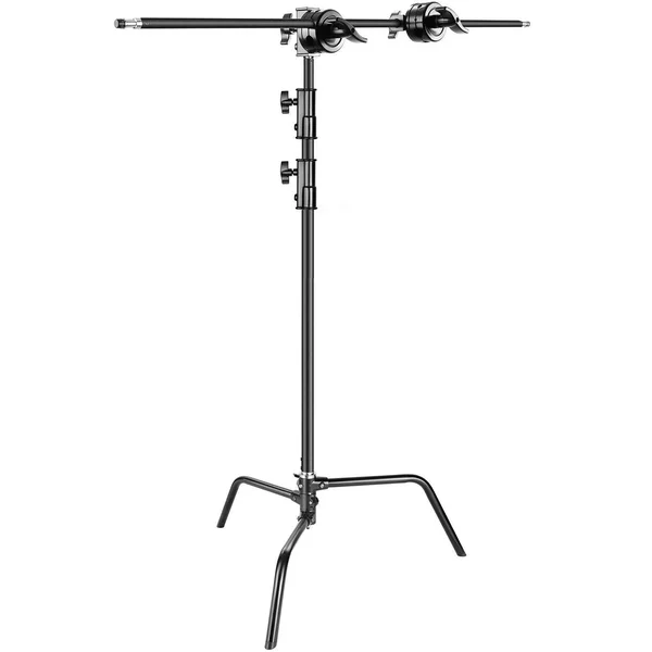 Neewer Photo Studio Heavy Duty 10 Feet/3 Meters Adjustable C-Stand, 3.5 feet/1 Meter Holding Arm, 2 Pieces Grip Head for Video R
