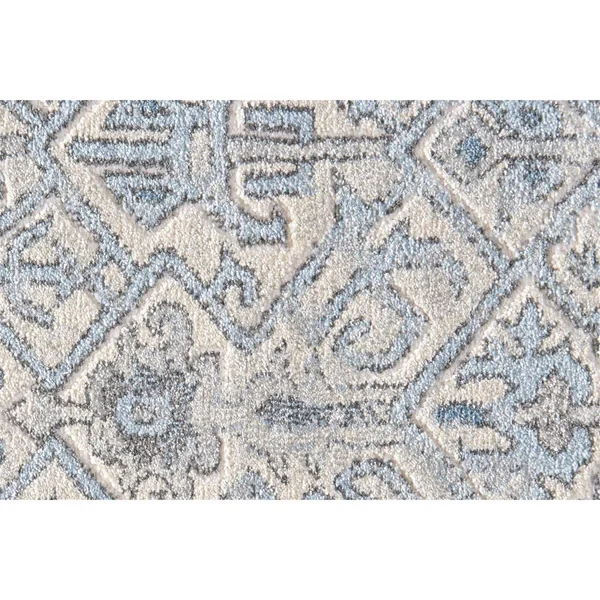 Feizy Ainsley 3899F Blue Gray Rug - 5 ft x 8 ft