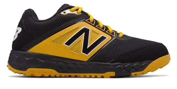 New Balance 3000v4 Turf Baseball Cleat - Men's Black/Yellow