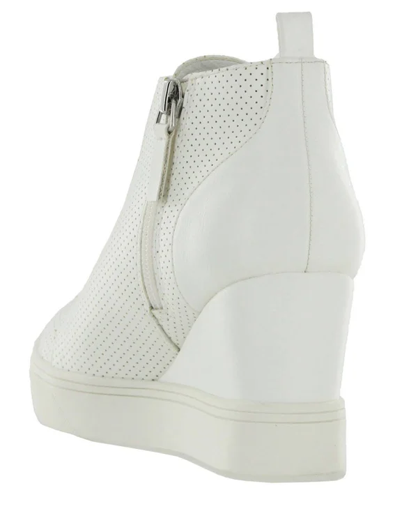 Mia Shoes Cristie Wedge, 11, White