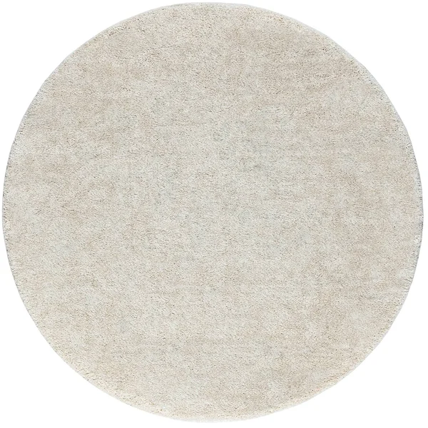 Alise Rugs Bellington Shag Solid Area Rug - 6&7&& x 9&10&& - Cream