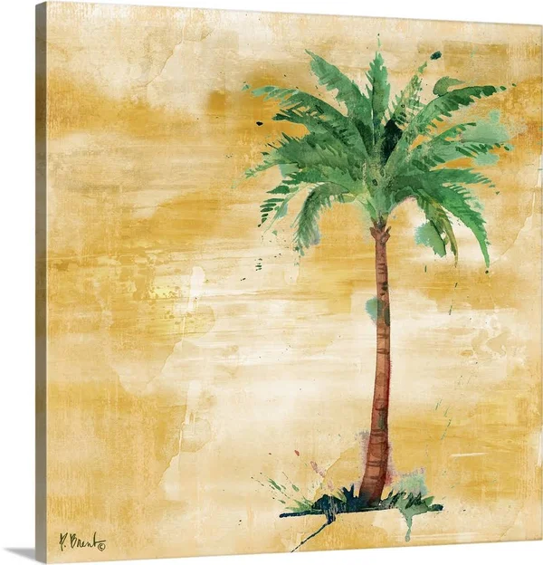 Arianna Palm IV - Canvas Wall Art, 16x16, Great Big Canvas