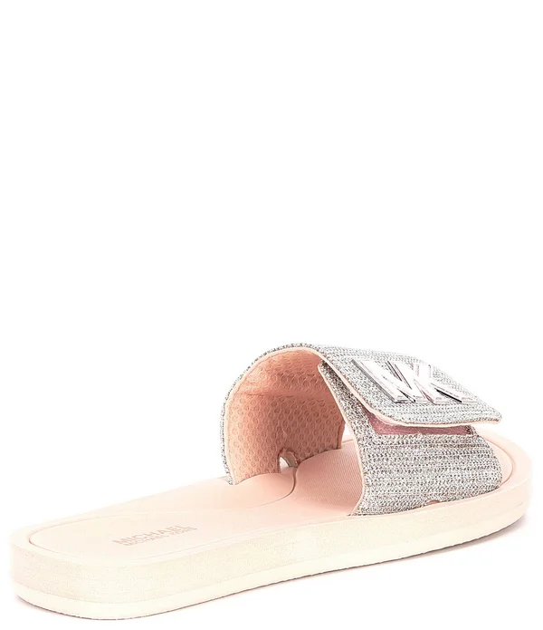 Michael Kors MK Slide Gunmetal 8 M