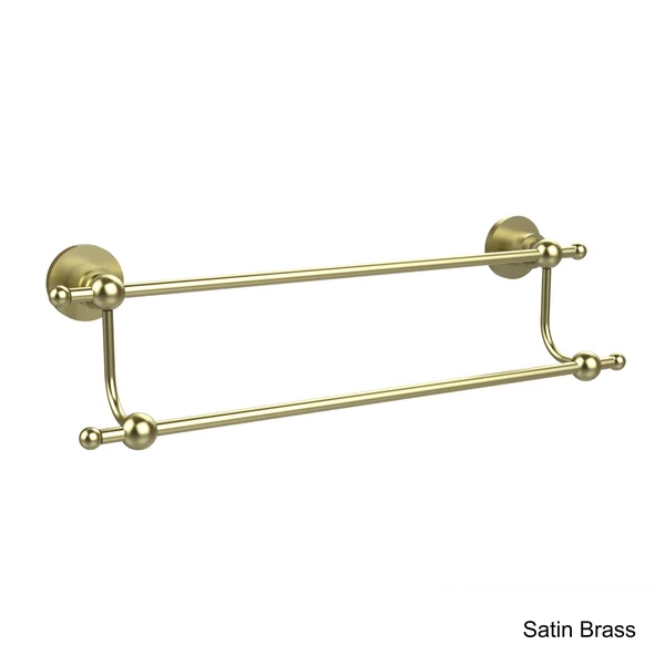 Allied Brass Astor Place Collection 24 inch Double Towel Bar Satin Chrome AP-72/24