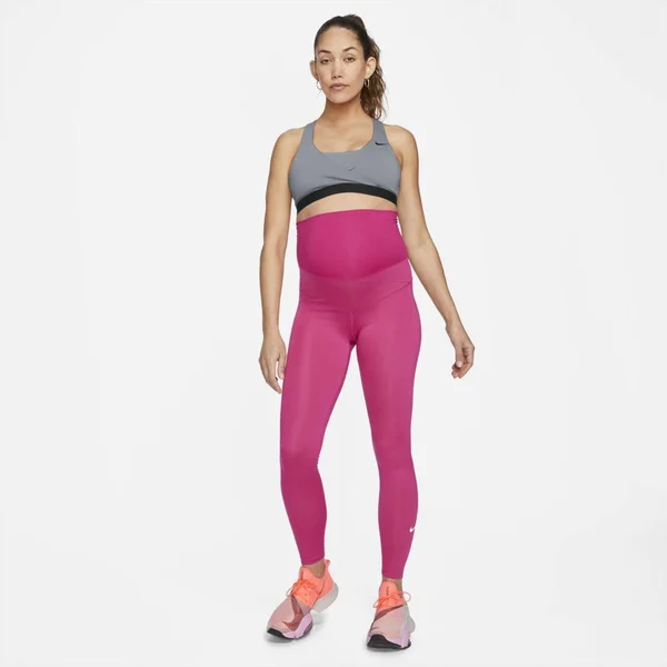 Nike One (M) Women's Leggings (Maternity) in Red - Size: Large, CQ9293-615