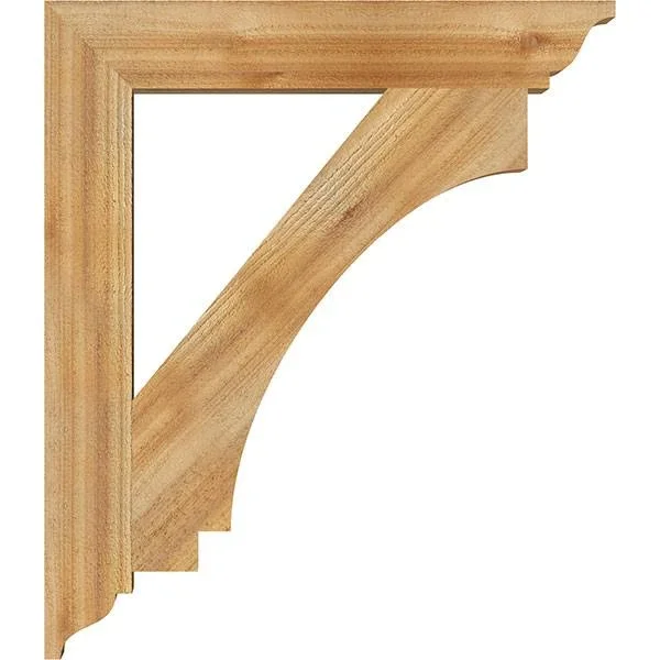 Ekena Millwork BKT04X26X30IMP01RWR 4x22W x 26x22D x 30x22H Imperial Traditional Rough Sawn BRACKET - Western Red Cedar