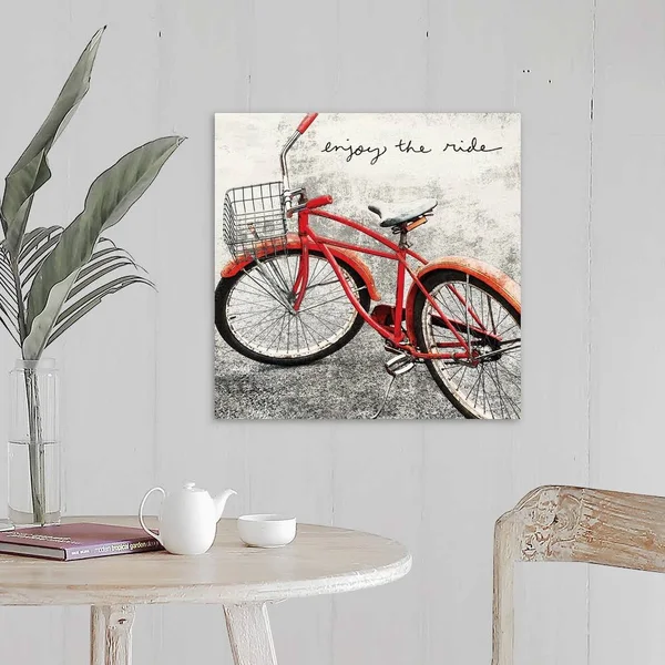 Enjoy The Ride, Canvas Wall Art, 20x20, Great Big Canvas