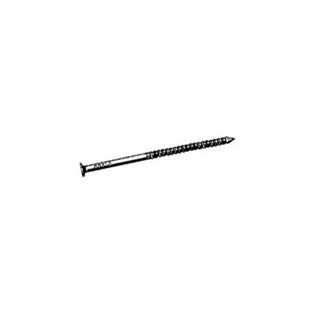 National Nail 0092225 Pro Fit Ring Shank Pole Barn Nails 5 inch 40D Heat Treated Hot Dipped Galvanized 5 Pounds