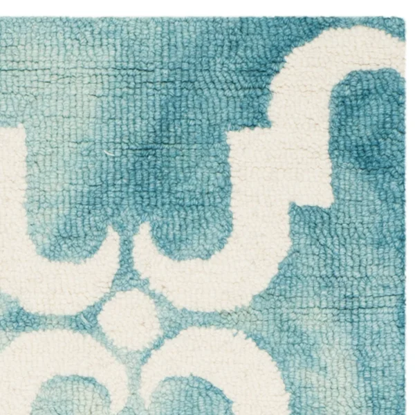 Safavieh Dip Dye DDY536N Navy - Ivory Rug 9&X 12& Rectangle