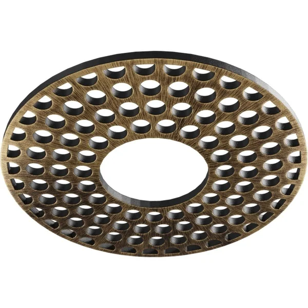 Ekena Millwork CMPP34FFAWS 34x22OD x 12 3/8x22ID x 1x22P Fink Architectural Grade PVC Pierced Ceiling Medallion - Antiqued Warm S