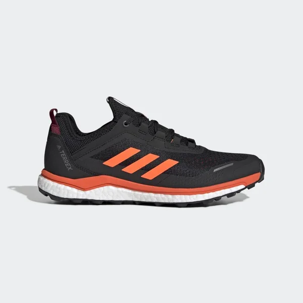 Adidas Men's Terrex Agravic Flow Shoes Col Burgundy, Solar Orange, Black 10