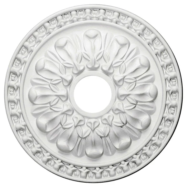 18x22OD x 3 1/2x22ID x 1 3/8x22P Warsaw Ceiling Medallion (Fits Canopies Up to 3 1/2x22) - Hand-Painted Flash Copper