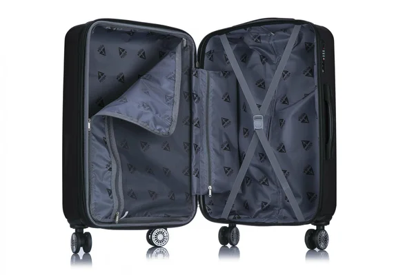 InUSA Avila 3-Piece Hardside Spinner Luggage Set in Black