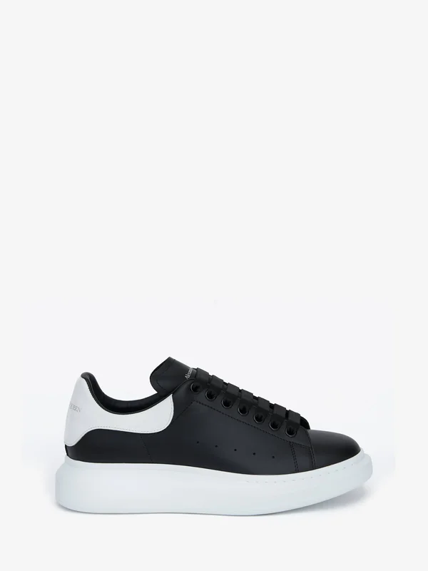 Alexander McQueen Oversized Leather Sneakers - Black