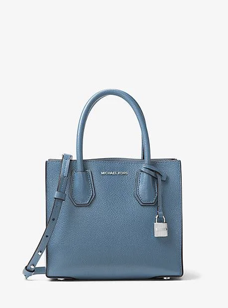 Michael Kors Studio Mercer Crossbody - Denim, 8.5 x 7.5 x 4