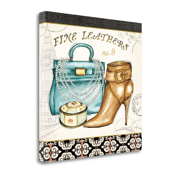Tangletown Fine Art 20x22 x 20x22 Boutique De Luxe IV Giclee Print on Gallery Wrap Canvas