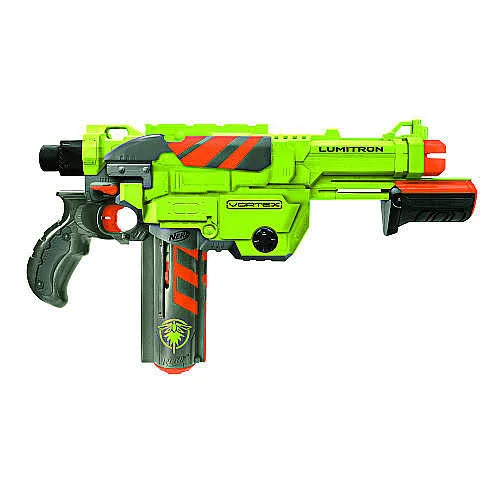 Nerf Vortex Lumitron Glow-In-Dark Disc Blaster