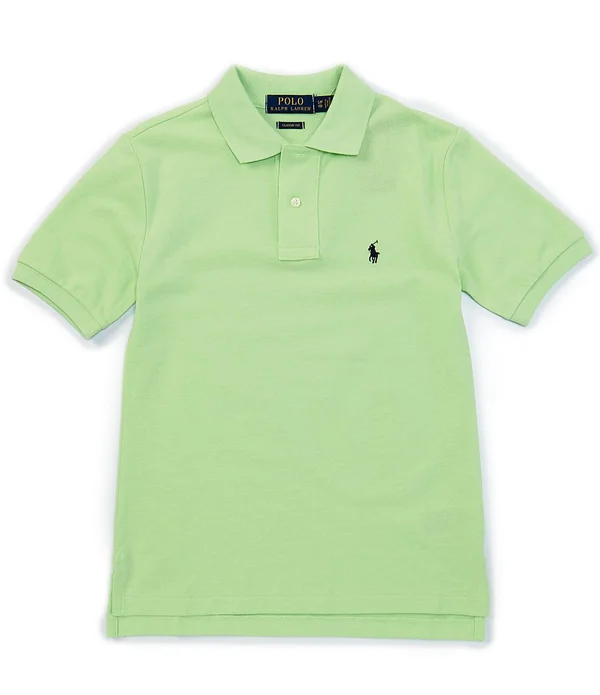 Polo Ralph Lauren Childrenswear Big Boys 8-20 Short-Sleeve Essential Mesh Polo Shirt - L