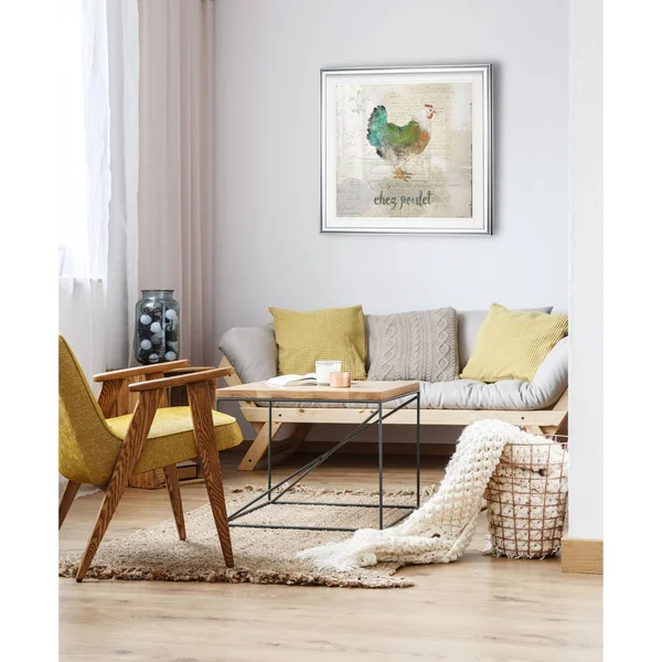 Snowman -Framed Giclee Print - 38 x 38