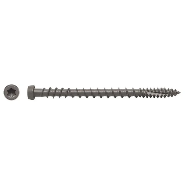Big Timber CD10234CCG-350 #10 x 2-3/4 in. Cape Cod Gray Star Drive Trim Head Composite Deck Screw 350 Pack