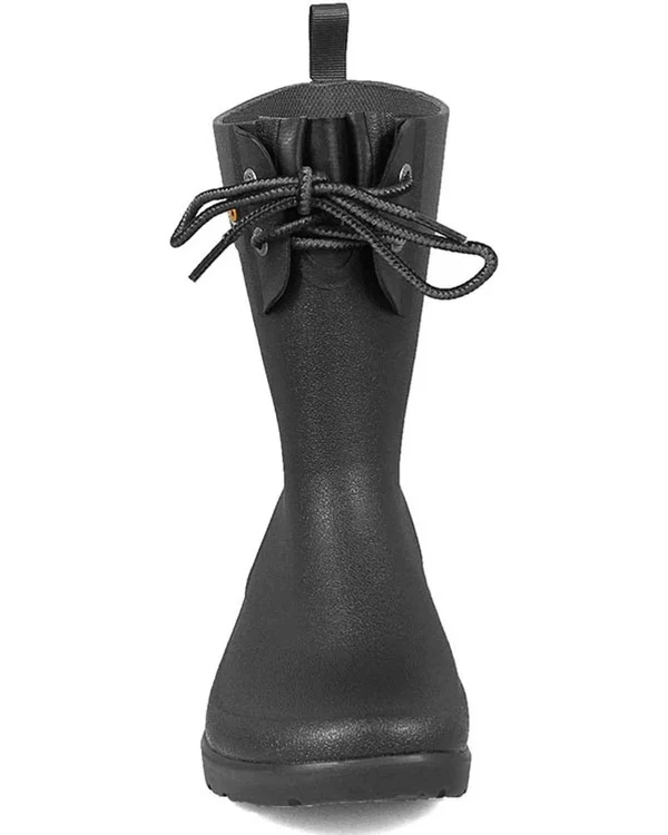 Bogs Flora 2 Eye Boot 8 Women's Black