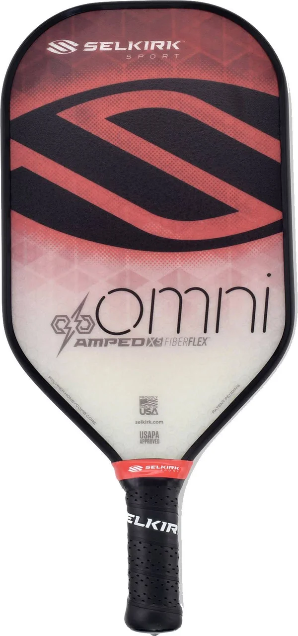 Selkirk Sport Amped Omni Pickleball Paddle - Red