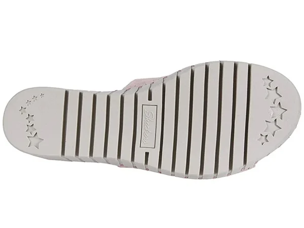 Skechers Women's Pier Ave Urban Escape Slide Wedge Sandal, Pink