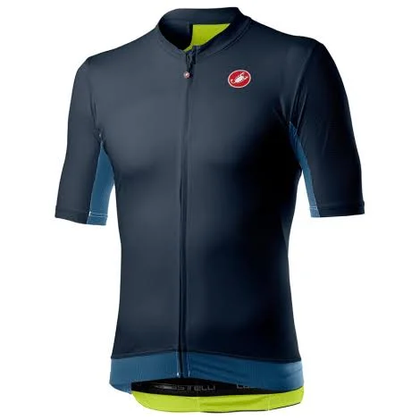 Castelli Vantaggio Jersey - Men's Ivory/Dark Infinity Blue - L