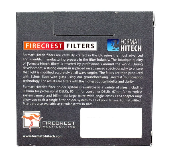 Firecrest Neutral Density Filter (IRND) 39mm, 1.8 (6 Stops)