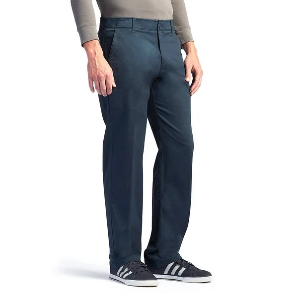 Lee Men's Big & Tall Extreme Comfort Khaki Pant - Navy