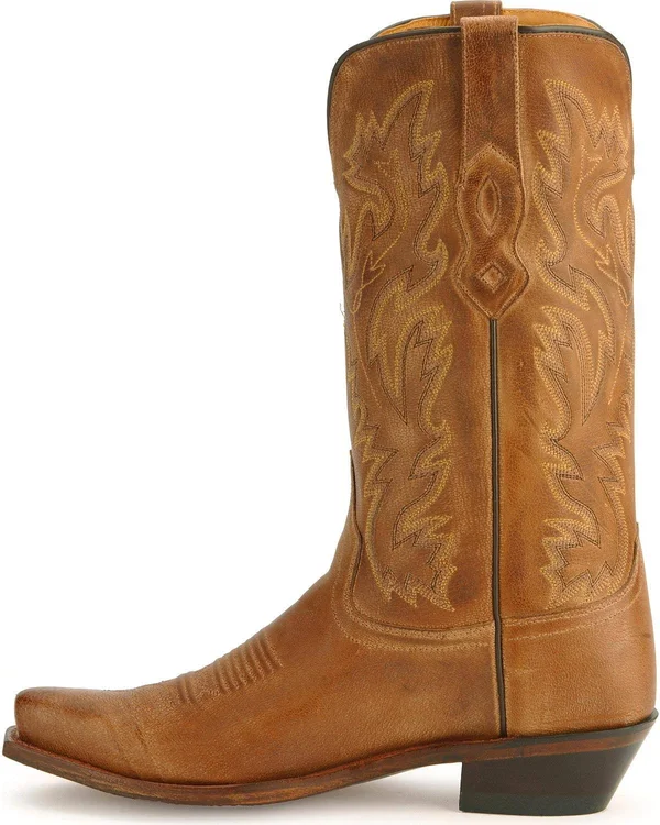 Old West Men's Cowboy Fashion Wear Boots - Tan Canyon