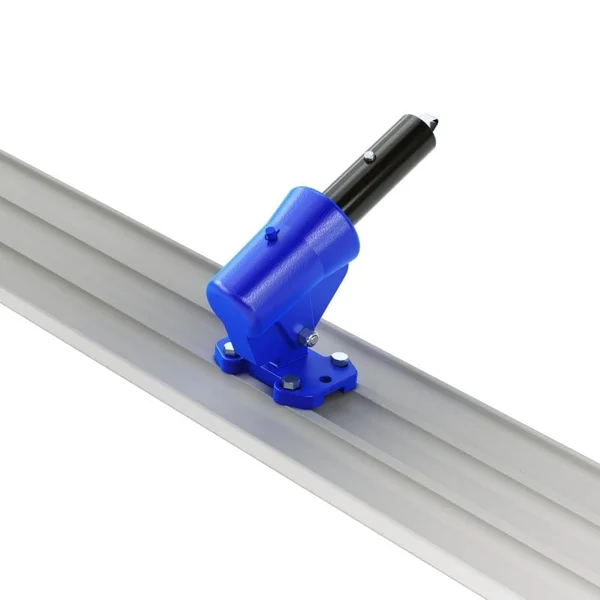 Bon 82-426 96x22 x 8x22 Round End Magnesium Bull Float with Wormgear Adjustable Bracket