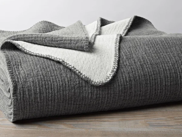 Coyuchi Cozy Cotton Organic Blanket, Charcoal, Baby