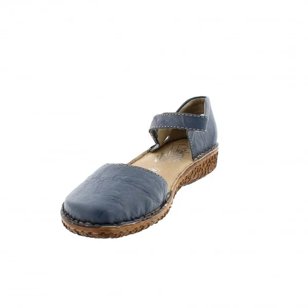 Rieker M0969-13 Womens Mary Jane Bar Shoes Denim Leather 39 EU