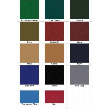 9& Proform High Speed Professional Pool Table Cloth Felt - Wine