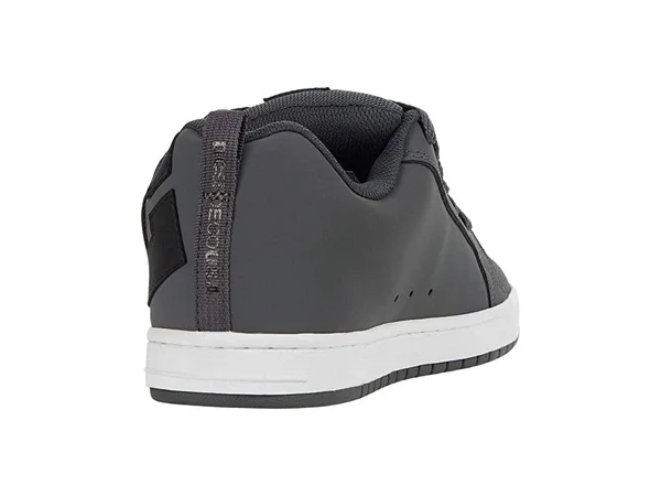 DC Court Graffik Men's Skate Shoes Dark Grey/Black/White : 8 D - Medium