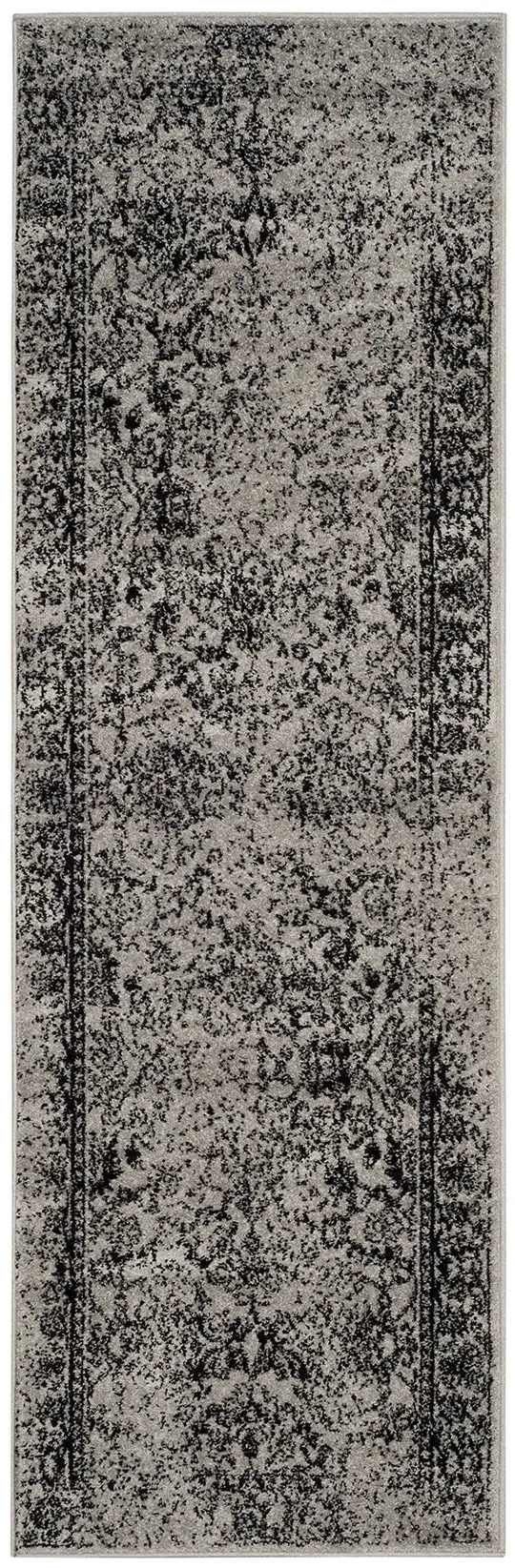 Safavieh Adirondack ADRW109B 2&6x22 x 12&0x22 Runner Grey, Black Area Rug