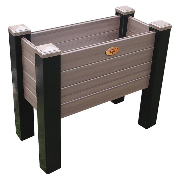 Gronomics Maintenance Raised Garden Bed, Black