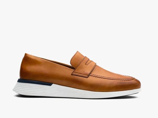 Crossover Loafer, Hybrid Dress Shoes, Wolf & Shepherd Honey, White, 12.5