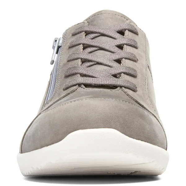 Vionic Abigail Lace Up Slate Nubuck, 8.5, M