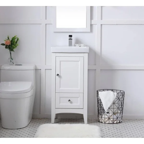 18 in. Single Bathroom Vanity Set - Blue OV125VF