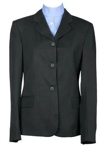 Devon Aire Concour Elite Ladies Show Coat Size 16 - Black