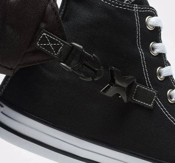 Converse Buckle Up Chuck Taylor All Star (Black Size 8.5) Unisex Canvas Shoes