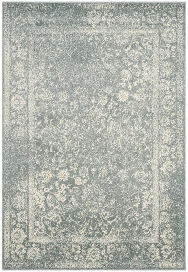 Safavieh Adirondack ADR109T 5&1x22 x 7&6x22 Slate - Ivory Area Rug