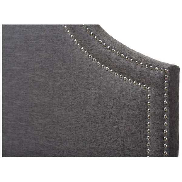 Baxton Studio Avignon Contemporary Upholstered Headboard - Greyish Beige, Full