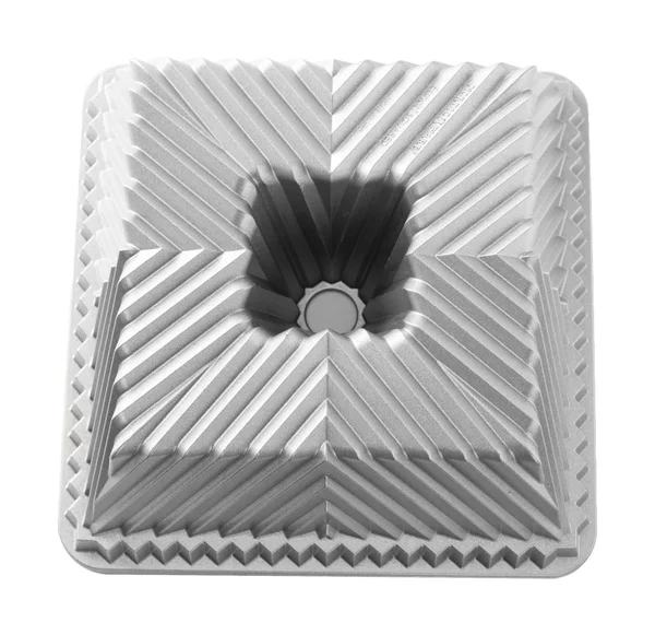Nordic Ware Square Bundt Pan, Silver, 8.6x22 x 8.6x22 x 3.75x22